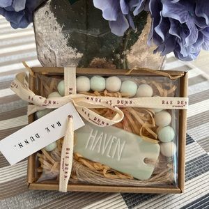 NWT Rae Dunn HAVEN Beads with Tassel